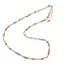 Colier mix cristale rondele cu elemente aurii, 4mm