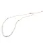 Colier Sidef multicolor cuburi cu elemente aurii, 3mm