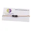 Bratara cu snur Agat negru sfere, 6mm
