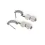 Cercei cu surub Piatra Lunii sfere si baza de Argint 925 semirotunda cu zirconii, 6mm