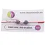 Bratara cu snur Angelit violet si Perla de cultura, 8mm