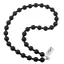 Colier Onix negru mat sfere, 4-10mm