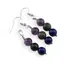 Set cercei cu agatatoare si pandantiv Fecioara cristale 8mm