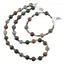 Set colier si bratara Agat Indian sfere, 4-10mm