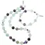 Set colier si bratara Fluorit sfere, 4-10mm