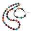 Set colier si bratara Mix Agat sfere, 4-10mm