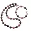 Set colier si bratara Rodonit sfere, 4-10mm