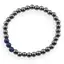Bratara pe elastic Hematit si Lapis Lazuli, 6mm