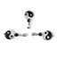 Pandantiv Sidef si Agat negru Yin Yang, 4-12mm