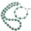 Set colier si bratara Amazonit Rusia sfere, 4-10mm