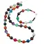 Set colier si bratara Mix Agat mat sfere, 4-10mm
