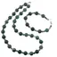 Set colier si bratara Mossagat mat sfere, 4-10mm