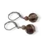 Cercei cu agatatoare Jasp zebra, sfere 10mm si 4mm