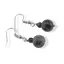 Cercei cu agatatoare Larvikit, sfere 10mm si 4mm