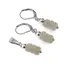 Set cercei cu agatatoare si pandantiv Piatra Lunii gri discuri fatetate, 6-7mm