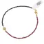 Bratara Granat Rhodolit si Spinel sfere fatetate 2mm
