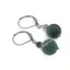 Cercei cu agatatoare Agat Indian mat, sfere 10mm si 4mm