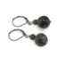 Cercei cu agatatoare Agat Indian, sfere 10mm si 4mm