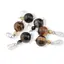 Pandantiv Agat maro, sfere 10mm si 4mm