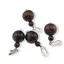 Pandantiv Obsidian mahon, sfere 10mm si 4mm