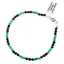 Bratara Turmalina neagra si Onix verde sfere fatetate, 3-4mm