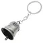 Breloc clopot cu elefant, argintiu - 9,5cm