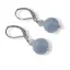 Cercei cu agatatoare Angelit, sfere 10mm si 4mm