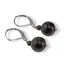 Cercei cu agatatoare Granat, sfere 10mm si 4mm
