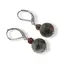 Cercei cu agatatoare Heliotrop, sfere 10mm si 4mm