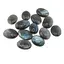 Cristal natural Labradorit oval rulat, 45-55mm