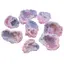 Geoda Cuart electroplacat roz-albastru, 50-60mm