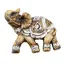 Magnet elefant din rasina - auriu, 7x6cm