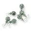 Pandantiv Agat de copac, sfere 10mm si 4mm