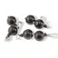 Pandantiv Granat, sfere 10mm si 4mm