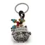 Breloc Feng Shui Amuleta cu nod mistic si Maneki Neko, 10cm