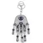 Breloc Hamsa si Ochi protector, negru - 17cm