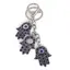 Breloc protectie cu trei maini Hamsa si Ochi protector, 12cm