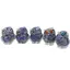Bufnita din rasina cu spartura Lapis Lazuli, 6cm