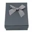 Cutie pentru cadou dreptunghiulara gri, 9x7cm