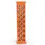 Suport ardere betisoare parfumate si conuri fumigatie perforat, turn portocaliu - 31cm