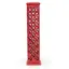 Suport ardere betisoare parfumate si conuri fumigatie perforat, turn rosu - 31cm