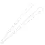 Lant argint 925 rodiat, model bumbi mici - 39,5cm