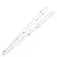 Lant argint 925 rodiat, model Figaro plat - 45cm