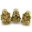 Statueta Feng Shui din rasina cu Buddha nu vede, nu aude, nu vorbeste - 6cm