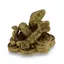 Statueta Feng Shui Sarpe pe monede chinezesti si Ru Yi, 3cm