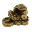 Statueta Feng Shui Sarpe pe monede chinezesti si Wu Lou, 3cm