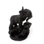 Suport ardere conuri parfumate cascada - backflow, Elefant cu flori