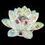 Floare de lotus Pastelat din sticla - 8cm