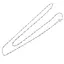 Lant argint 925 rodiat, model rasucit - 50cm