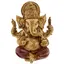 Statueta Feng Shui Ganesha in pozitie lotus - 8,5cm